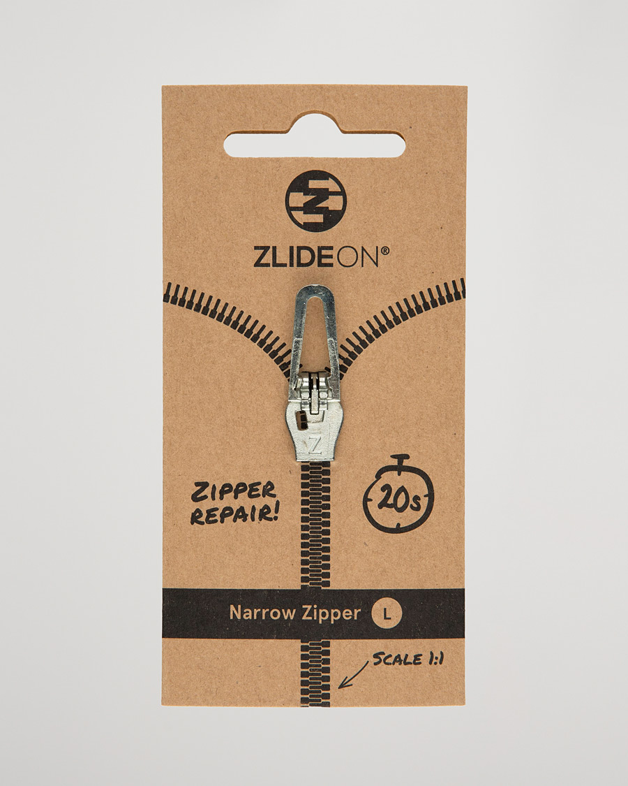 Herren | Textilpflege | ZlideOn | Narrow Zipper Silver L