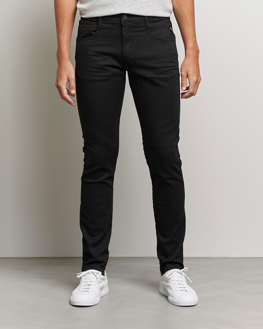Herren |  | Replay | Anbass Powerstretch Jeans Black