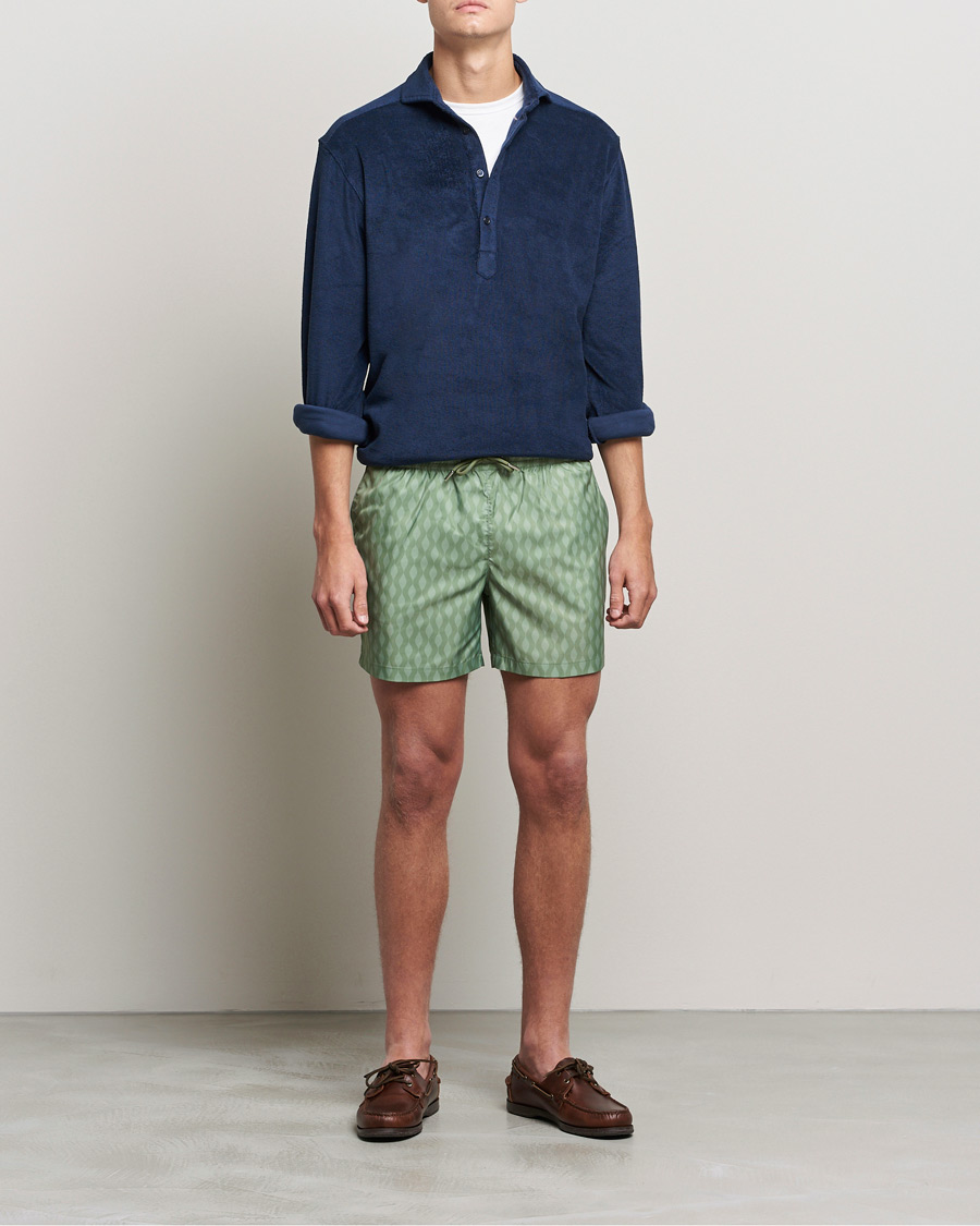Herren | Hemden | The Resort Co | Terry Popover Shirt Navy