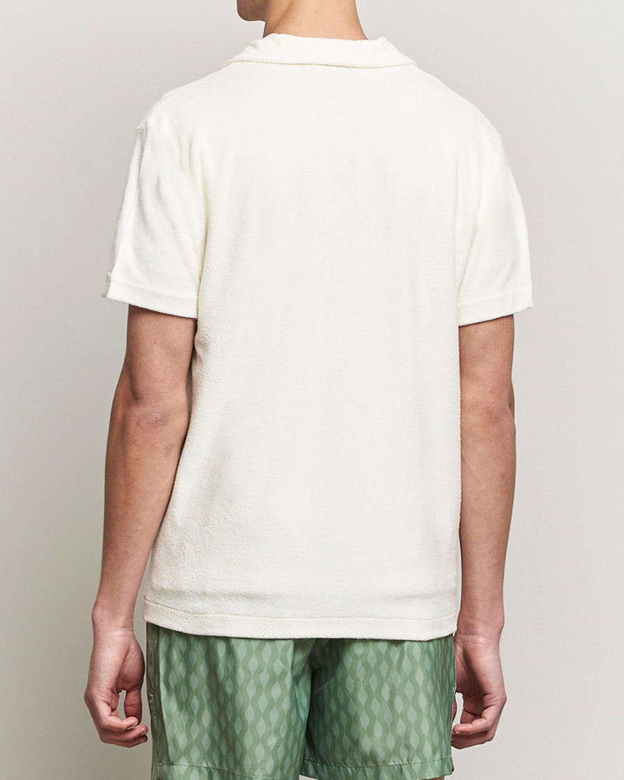 Herren | Hemden | The Resort Co | Short Sleeve Terry Resort Shirt White
