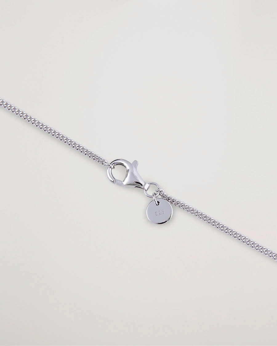 Herren | Schmuck | Tom Wood | Curb Chain Slim Necklace Silver