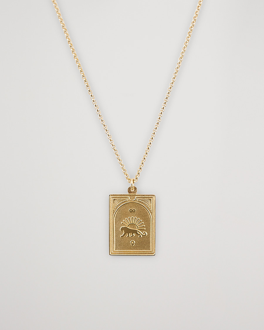 Herren | Schmuck | Tom Wood | Tarot Strength Pendant Necklace Gold