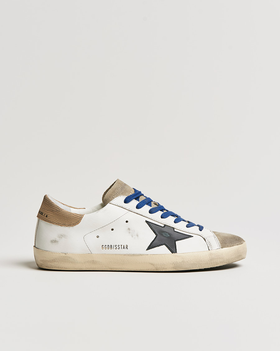 Herren | Golden Goose Deluxe Brand Super-Star Sneakers White/Black | Golden Goose | Deluxe Brand Super-Star Sneakers White/Black