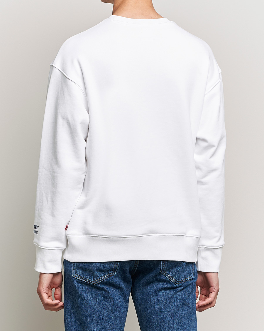 Herren | Pullover | Levi's | Relaxed Graphic 501 Crew Neck Crew White