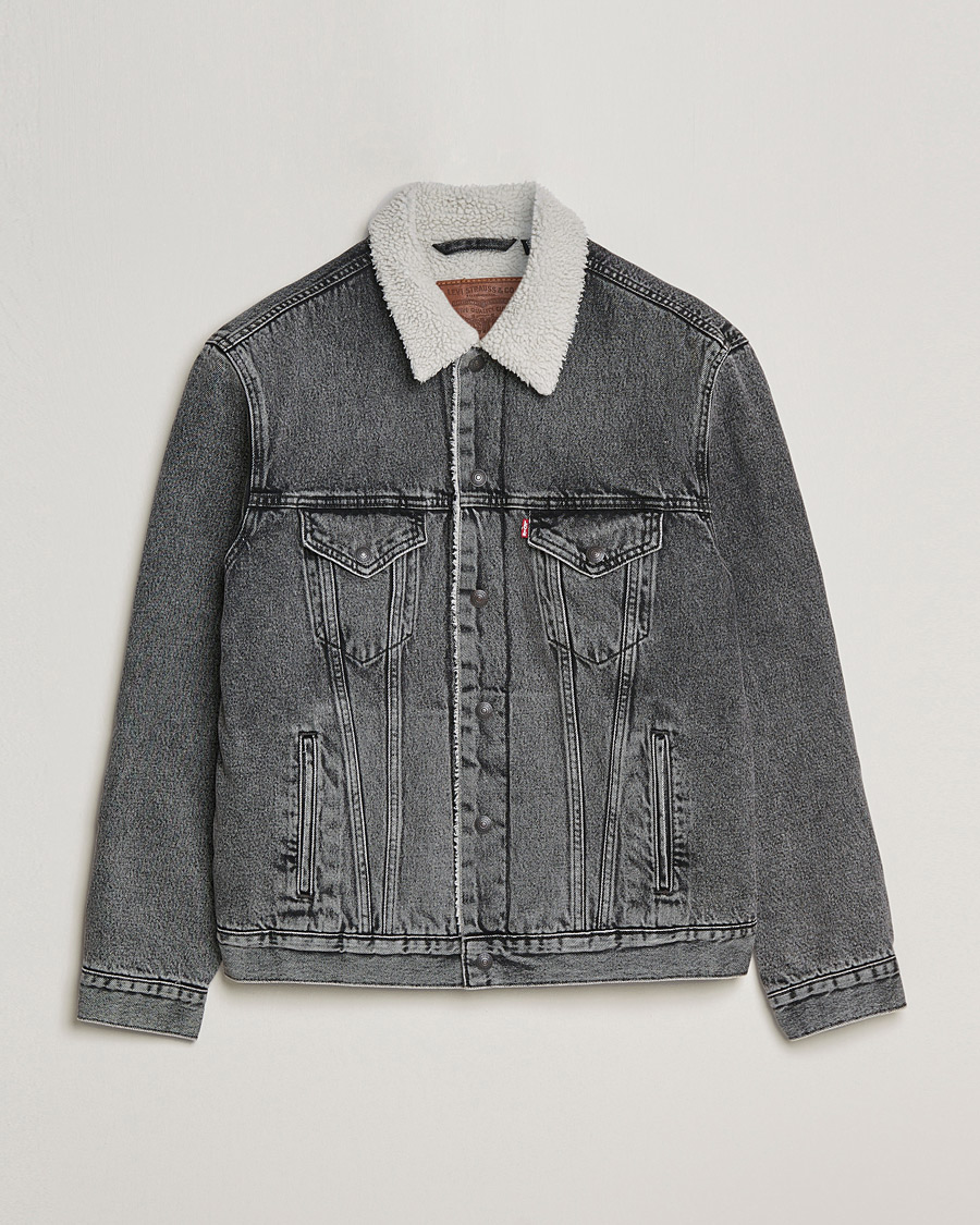 Herren | Jacken | Levi's | Type III Sherpa Trucker Medium Gray