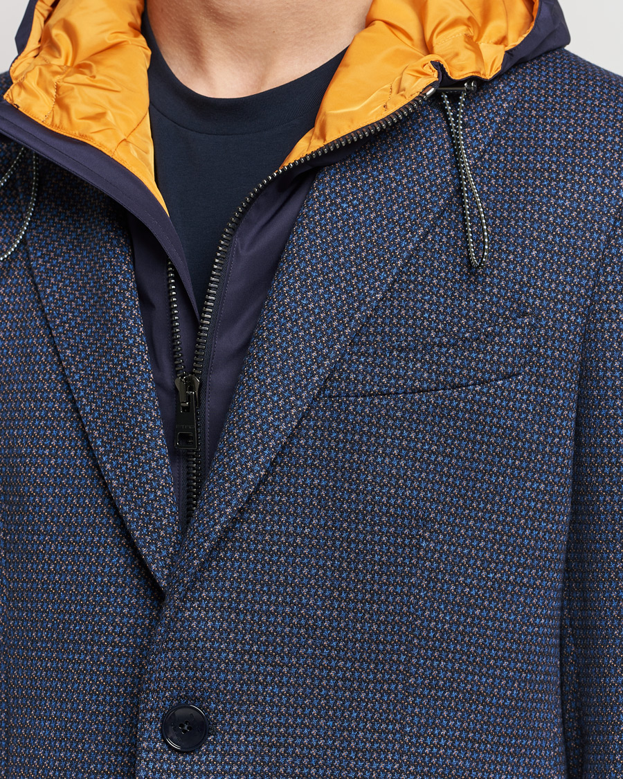 Herren | Sakkos | Etro | Hooded Jersey Blazer Navy