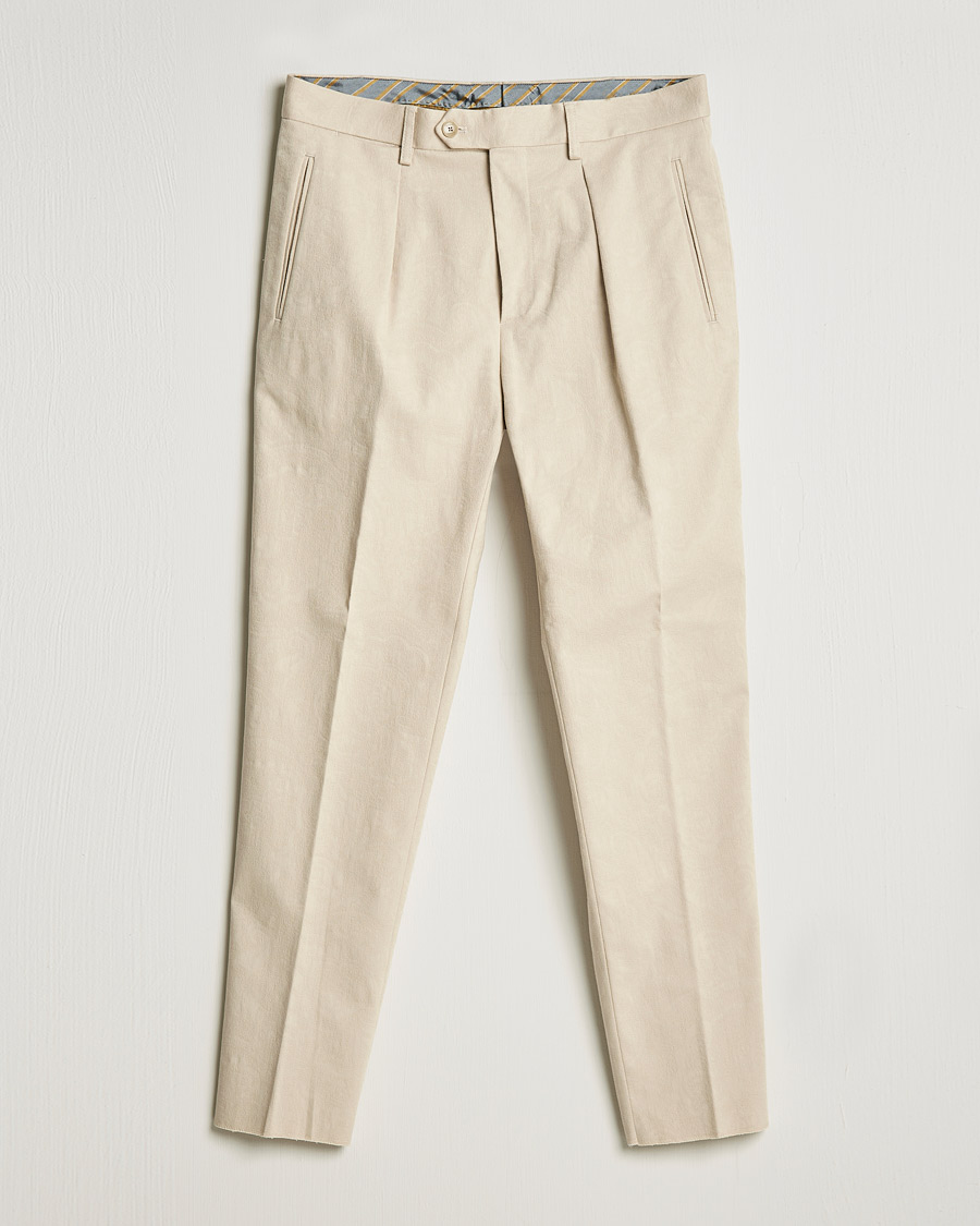 Herren | Hosen | Etro | Pleated Trousers Beige