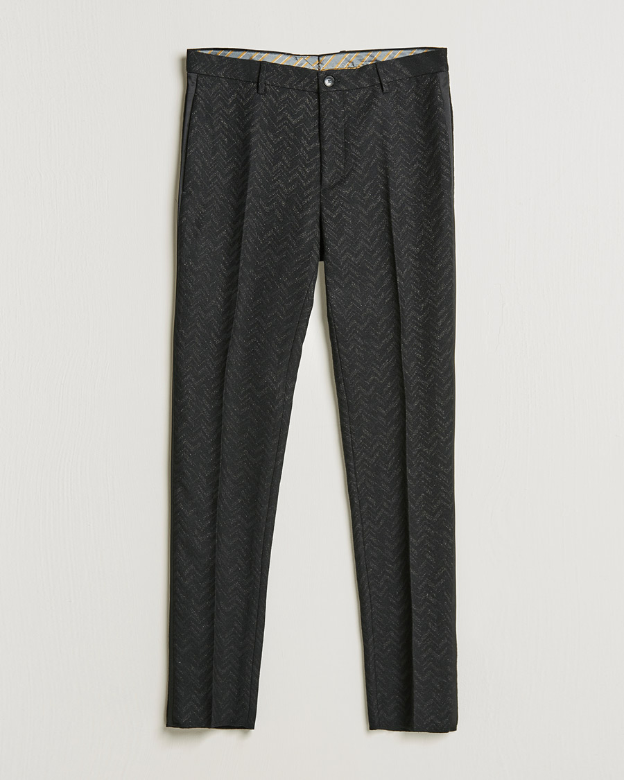 Herren | Hosen | Etro | Flat Front Evening Trousers Black