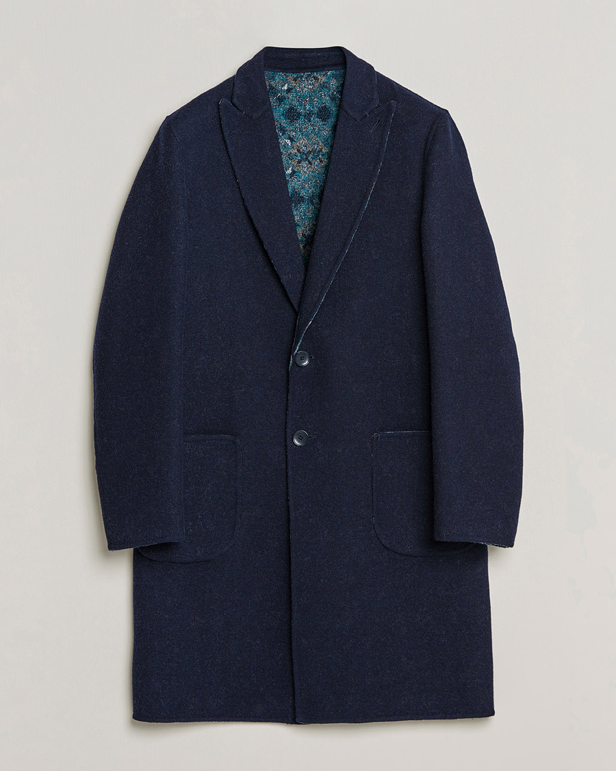 Herren | Jacken | Etro | Deconstructed Reversible Coat Navy