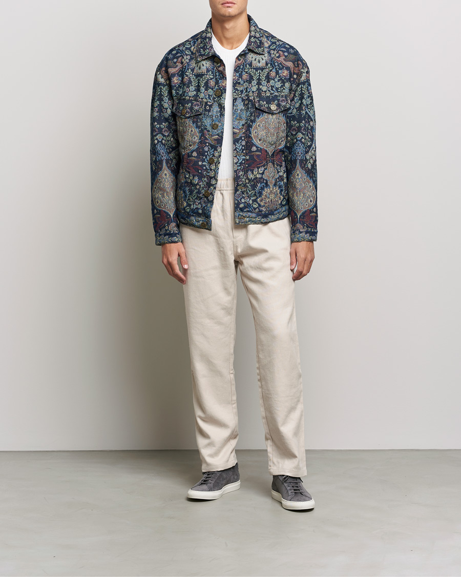 Herren | Jacken | Etro | Embroidered Denim Jacket Dark Blue