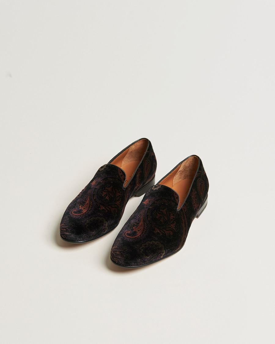 Herren | Etro Printed Slippers Black | Etro | Printed Slippers Black