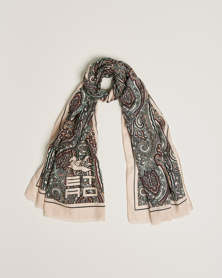 Herren | Etro Paisley Scarf Cream | Etro | Paisley Scarf Cream
