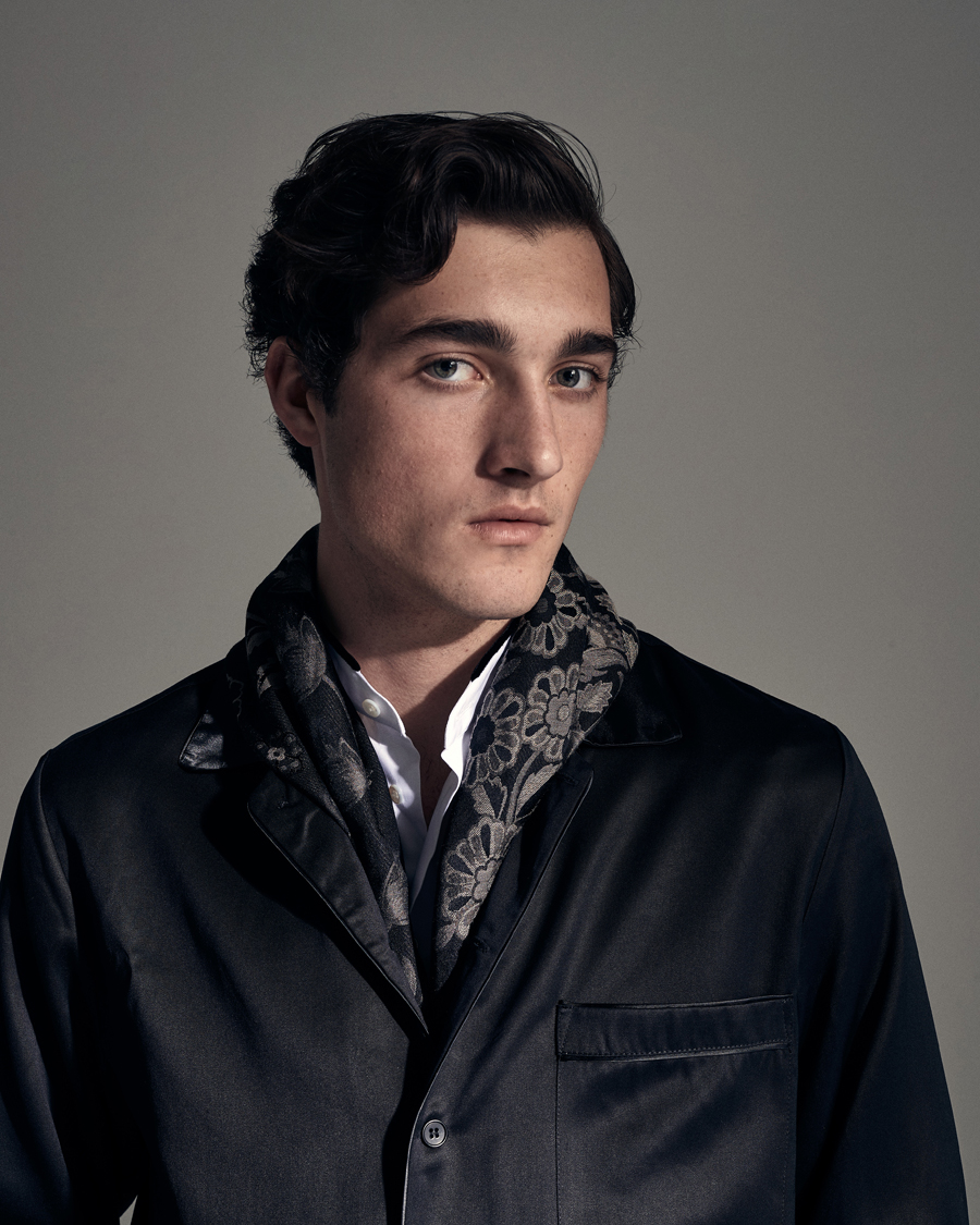 Herren | Etro Floral Jacquard Scarf Black | Etro | Floral Jacquard Scarf Black