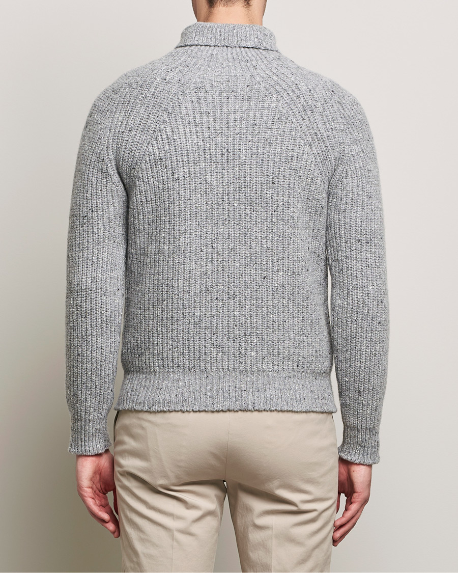 Herren | Pullover | Inis Meáin | Wool/Cashmere Boatbuilder Turtleneck Grey