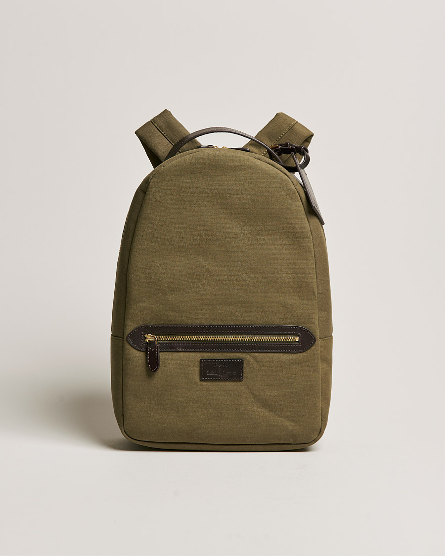 Herren | Polo Ralph Lauren Canvas Backpack Defender Green | Polo Ralph Lauren | Canvas Backpack Defender Green