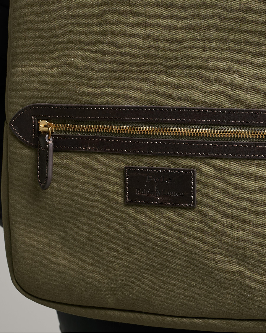 Herren | Polo Ralph Lauren Canvas Backpack Defender Green | Polo Ralph Lauren | Canvas Backpack Defender Green