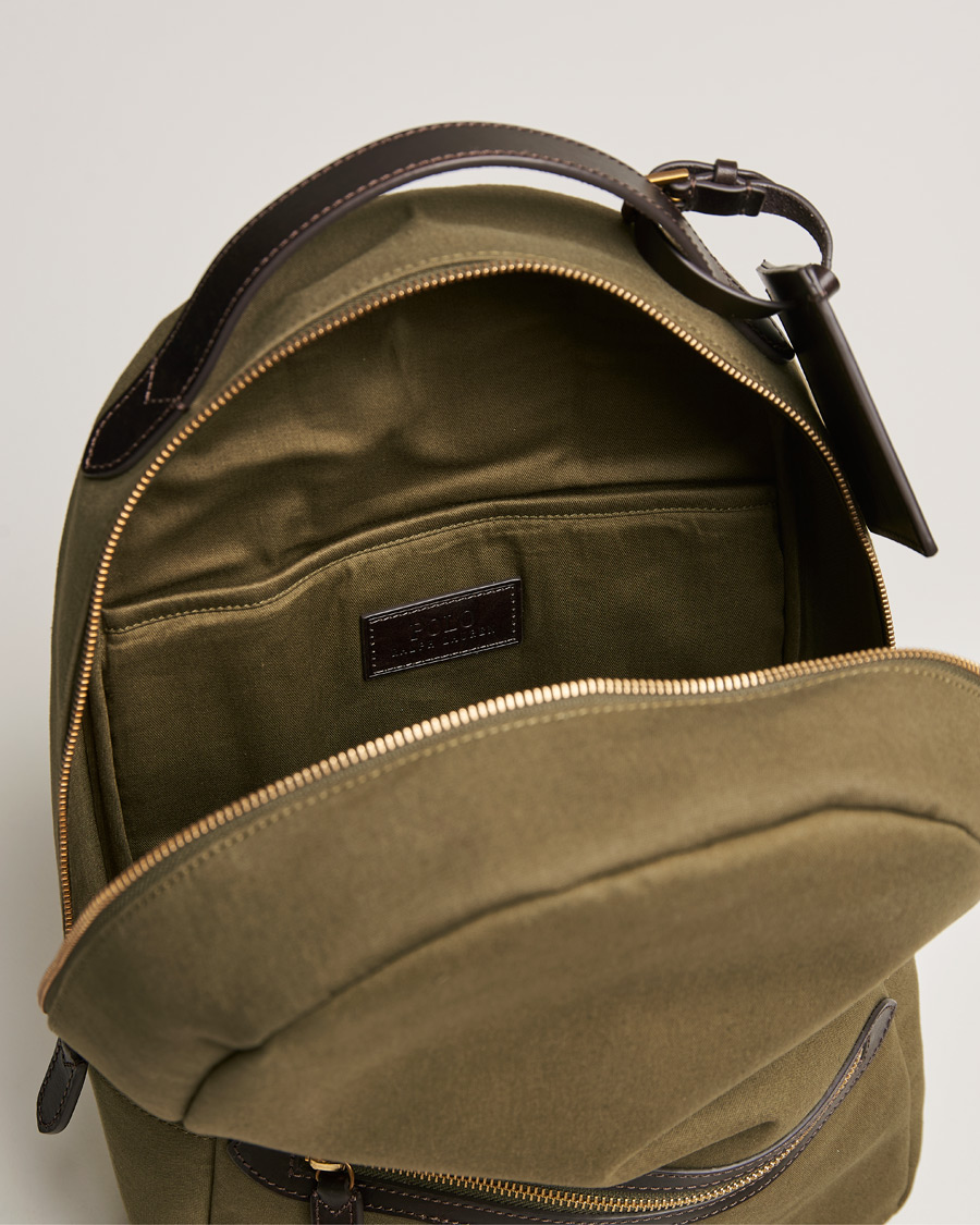 Herren | Polo Ralph Lauren Canvas Backpack Defender Green | Polo Ralph Lauren | Canvas Backpack Defender Green