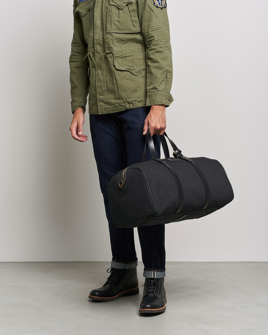 Herren | Polo Ralph Lauren Canvas/Leather Dufflebag Black | Polo Ralph Lauren | Canvas/Leather Dufflebag Black