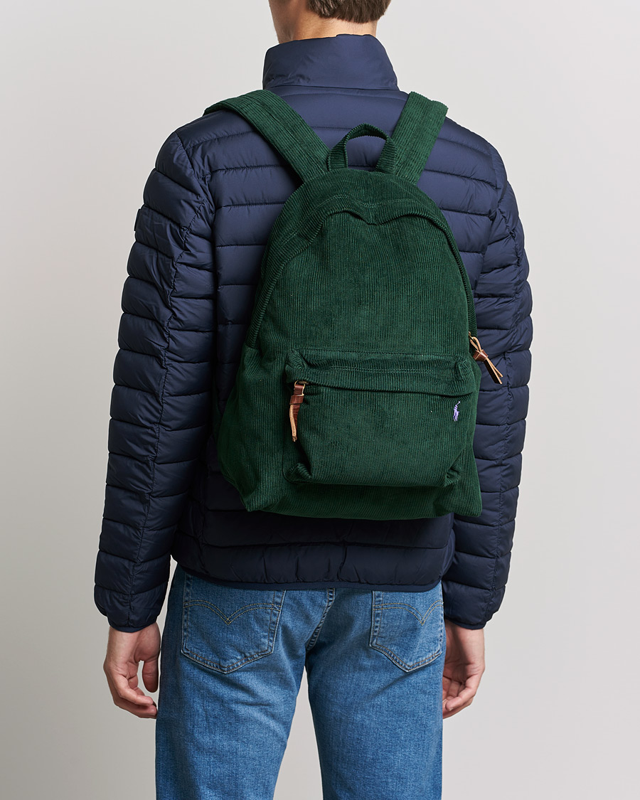 Herren | Polo Ralph Lauren Corduroy Backpack College Gren | Polo Ralph Lauren | Corduroy Backpack College Gren