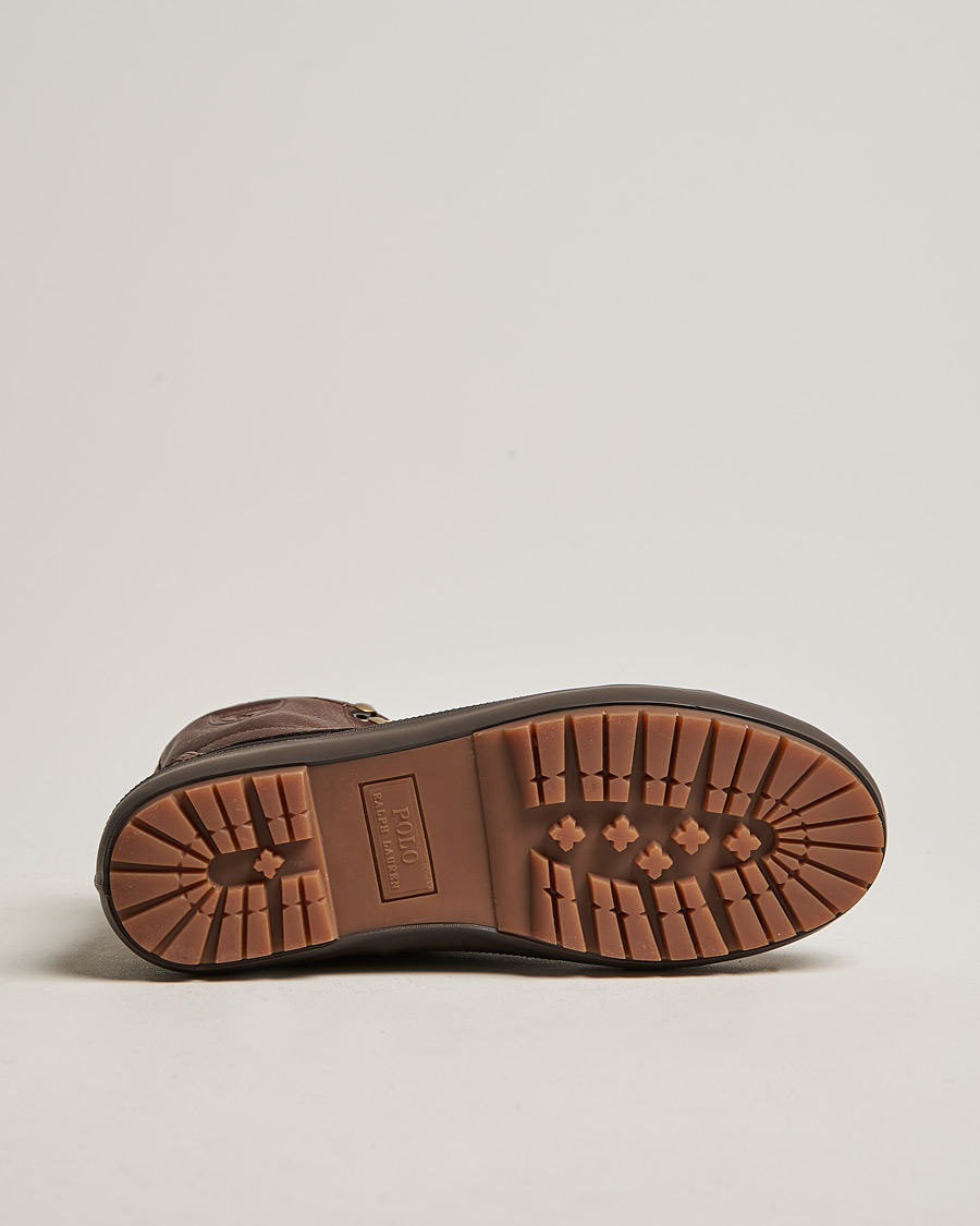 Herren | Polo Ralph Lauren Claus Leather Boots Dark Brown | Polo Ralph Lauren | Claus Leather Boots Dark Brown