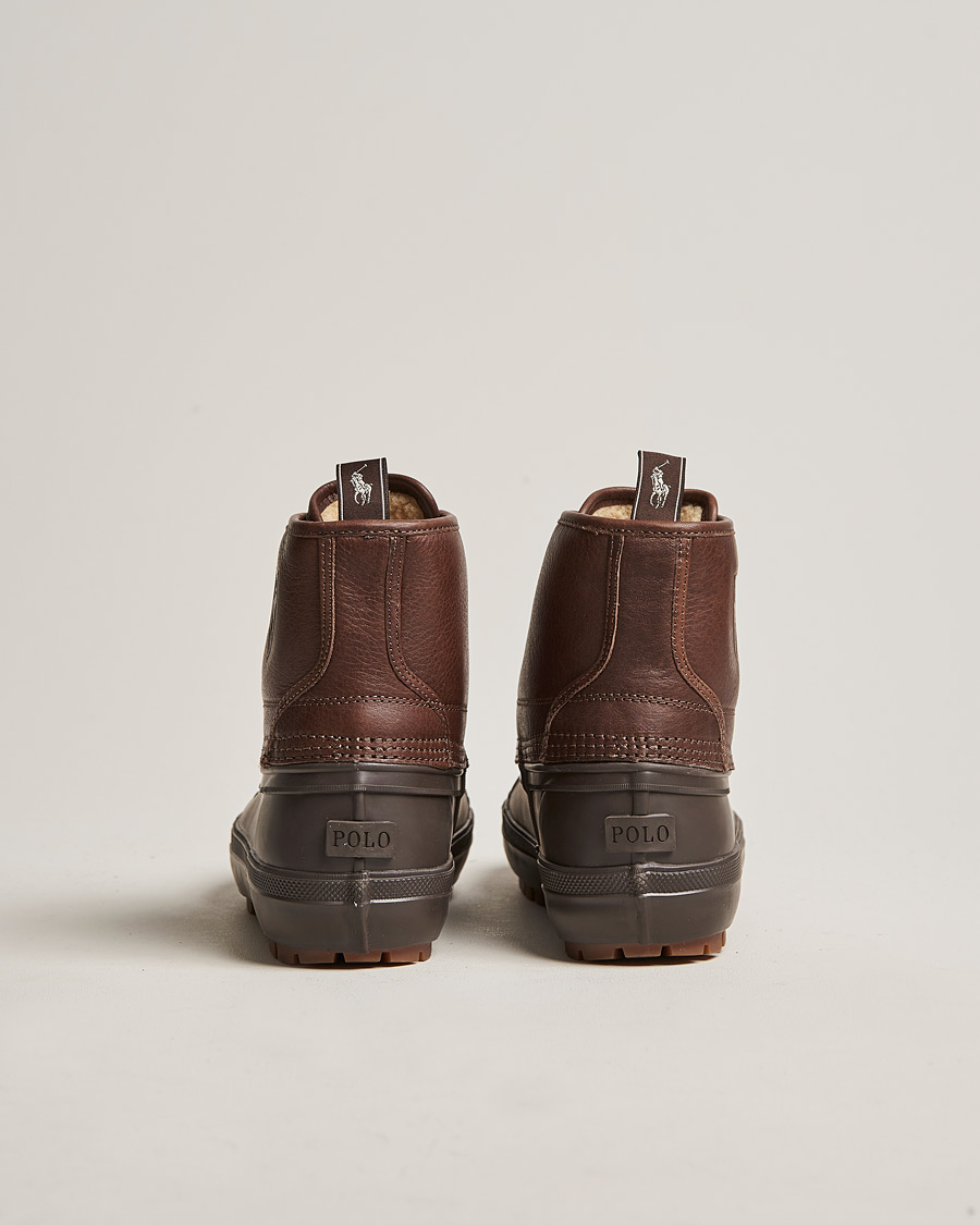 Herren | Polo Ralph Lauren Claus Leather Boots Dark Brown | Polo Ralph Lauren | Claus Leather Boots Dark Brown