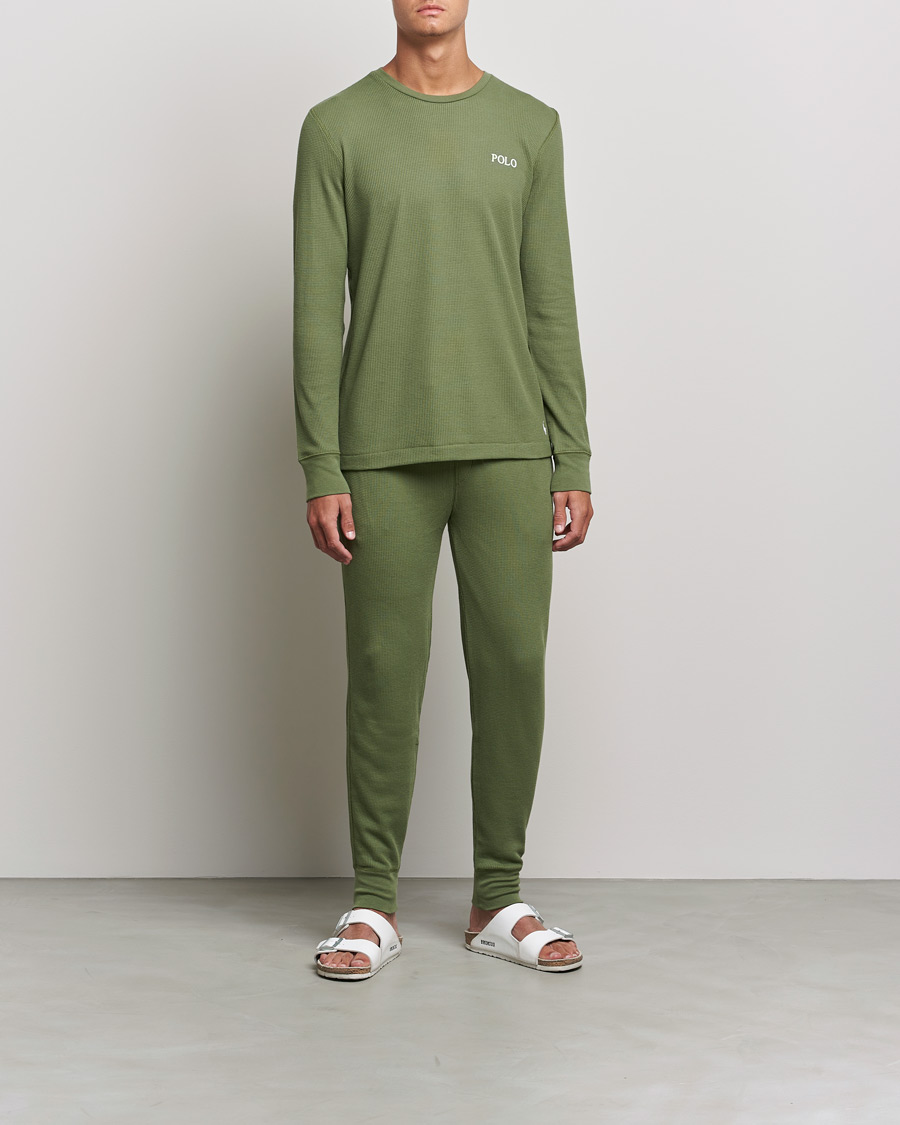 Herren | Hosen | Polo Ralph Lauren | Waffle Sweat Pants Army Olive