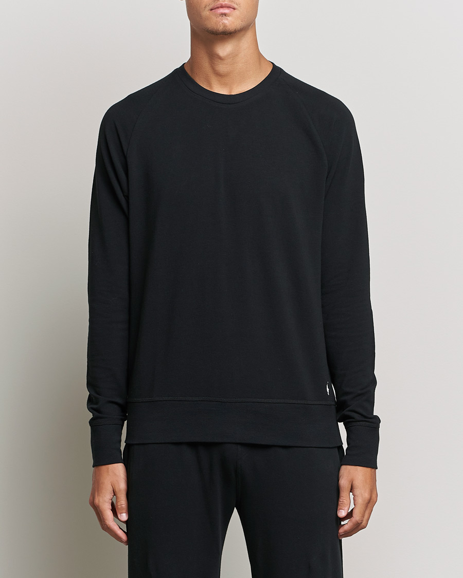 Herren | T-Shirts | Polo Ralph Lauren | Cotton Jersey Long Sleeve Tee Black