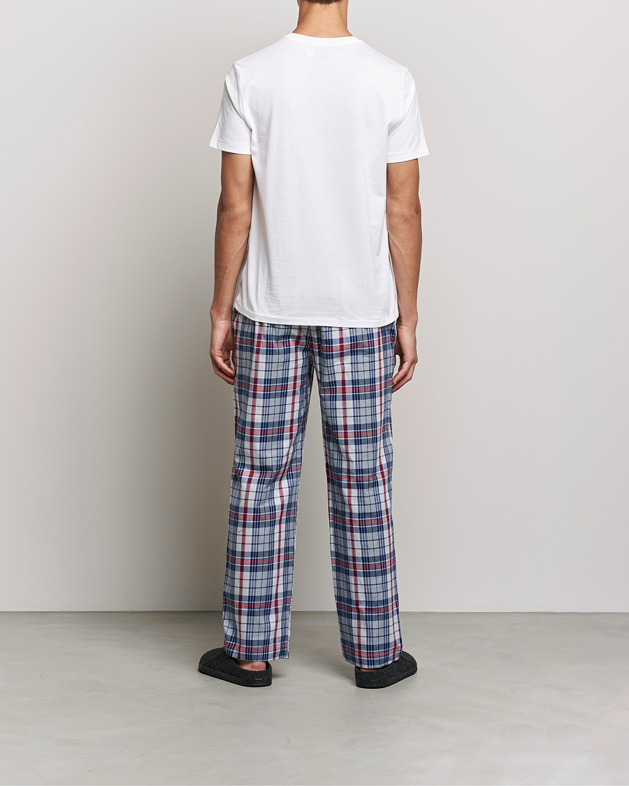 Herren | Schlafanzüge & Bademäntel | Polo Ralph Lauren | Cotton Checked Pyjama Set White/Red
