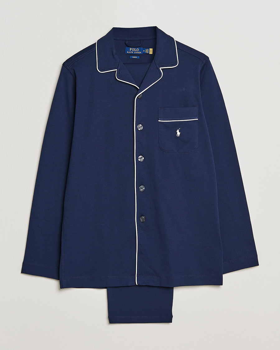 Herren | Schlafanzüge & Bademäntel | Polo Ralph Lauren | Cotton Pyjama Set Cruise Navy