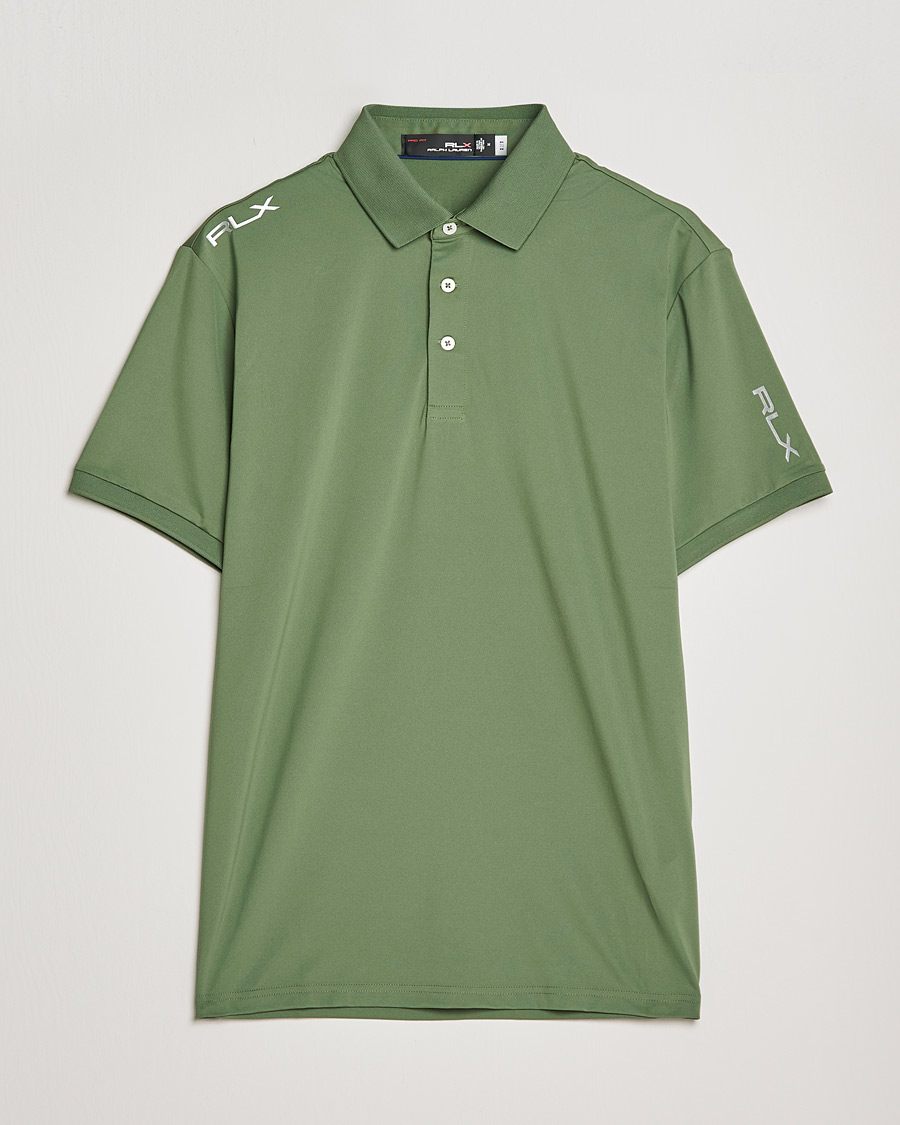 Herren | Poloshirts | RLX Ralph Lauren | Airflow Active Jersey Polo Cargo Green
