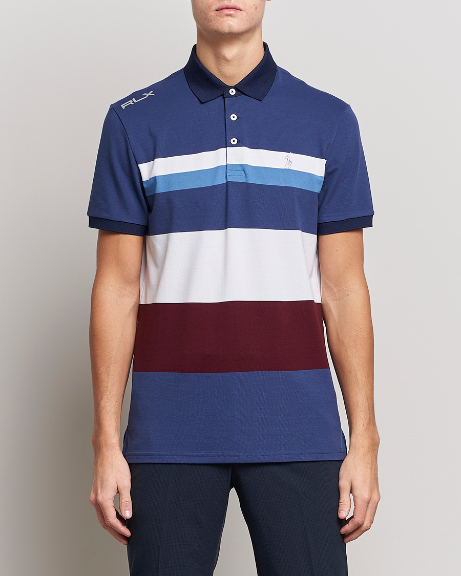 Herren | Poloshirts | RLX Ralph Lauren | Performance Striped Polo Rich Rubu Multi