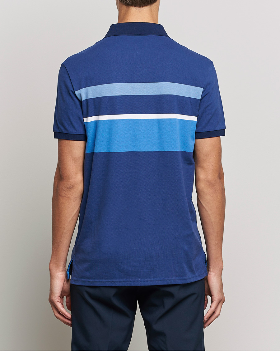 Herren | Poloshirts | RLX Ralph Lauren | Performance Striped Polo Navy Multi