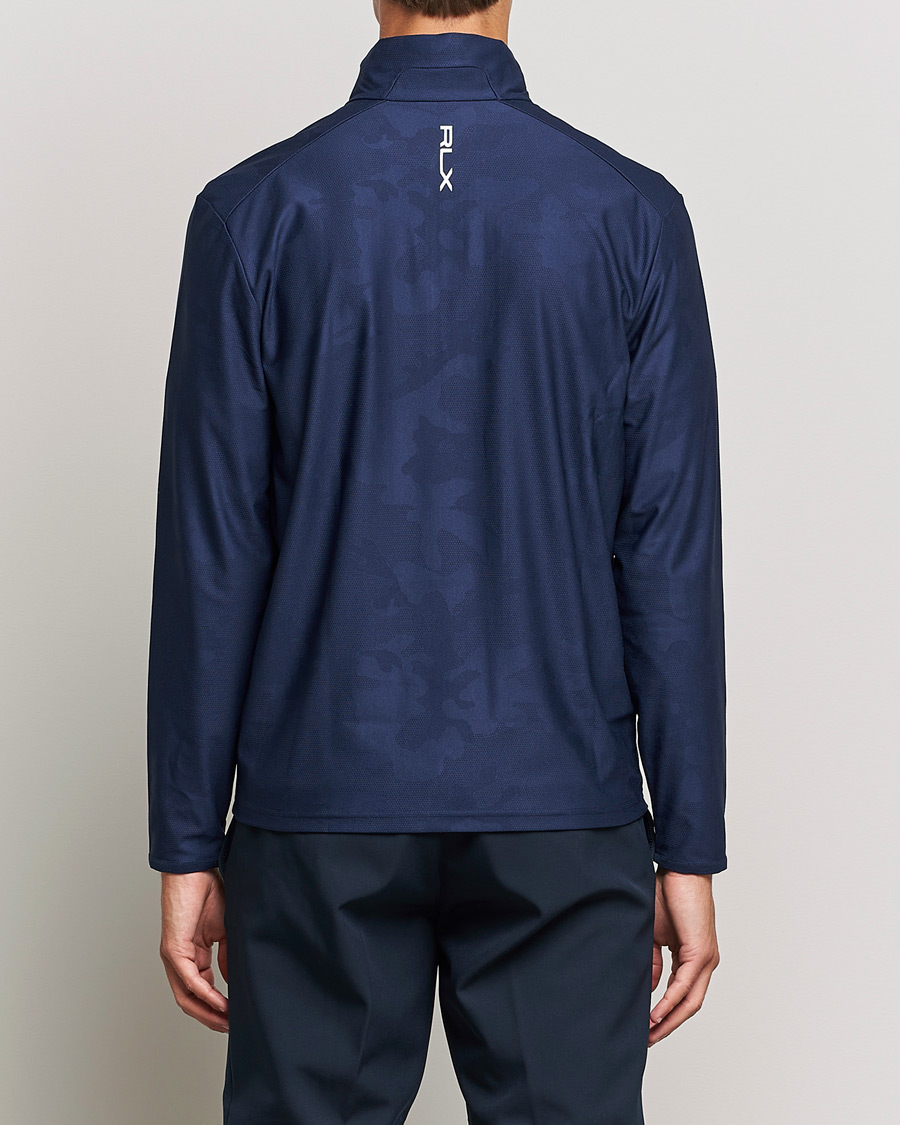 Herren | Pullover | RLX Ralph Lauren | Luxury Performance Jersey Half-Zip French Navy Camo
