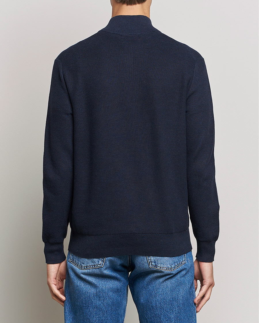 Herren | Pullover | Polo Ralph Lauren | Textured Half-Zip Navy Heather