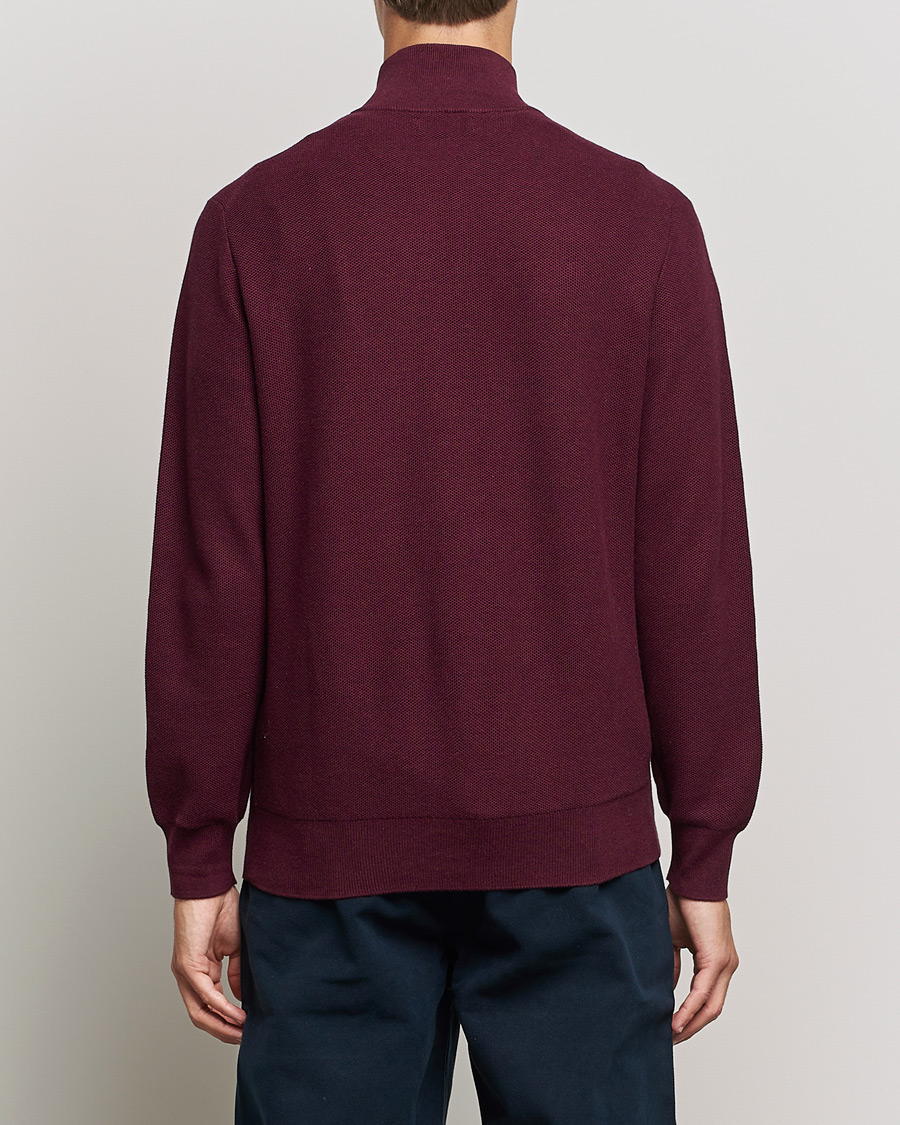 Herren | Pullover | Polo Ralph Lauren | Textured Half-Zip Aged Wine Heather