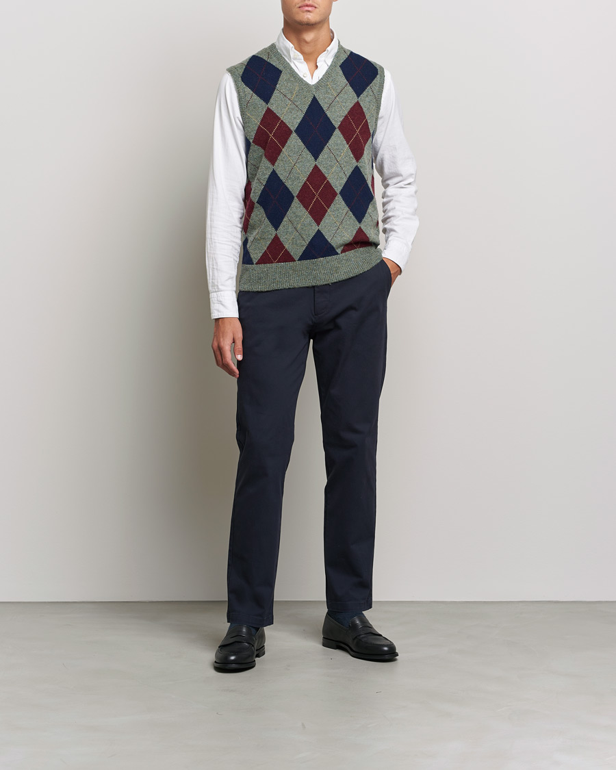 Herren | Pullover | Polo Ralph Lauren | Wool Argyle Vest Green Multi
