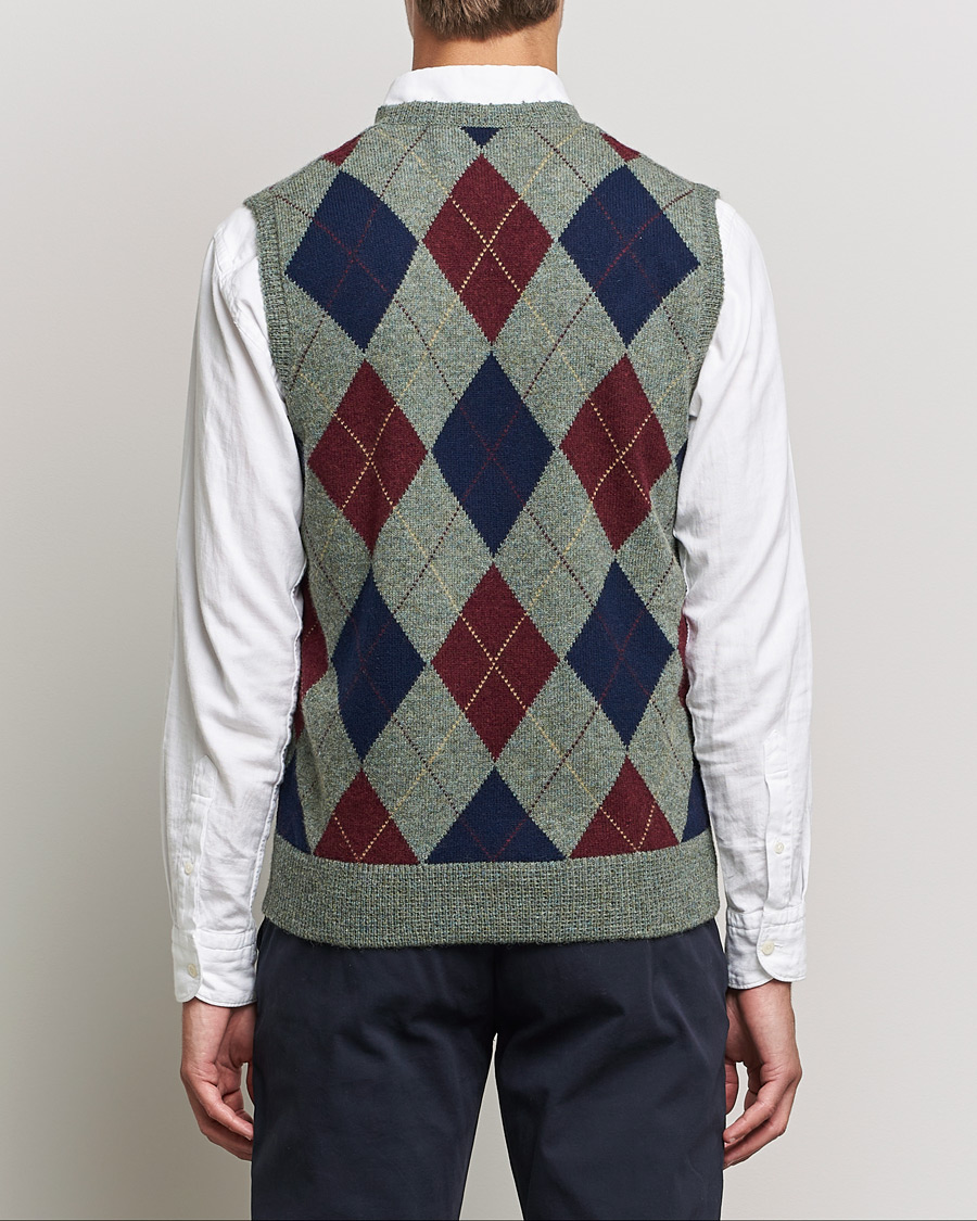 Herren | Pullover | Polo Ralph Lauren | Wool Argyle Vest Green Multi