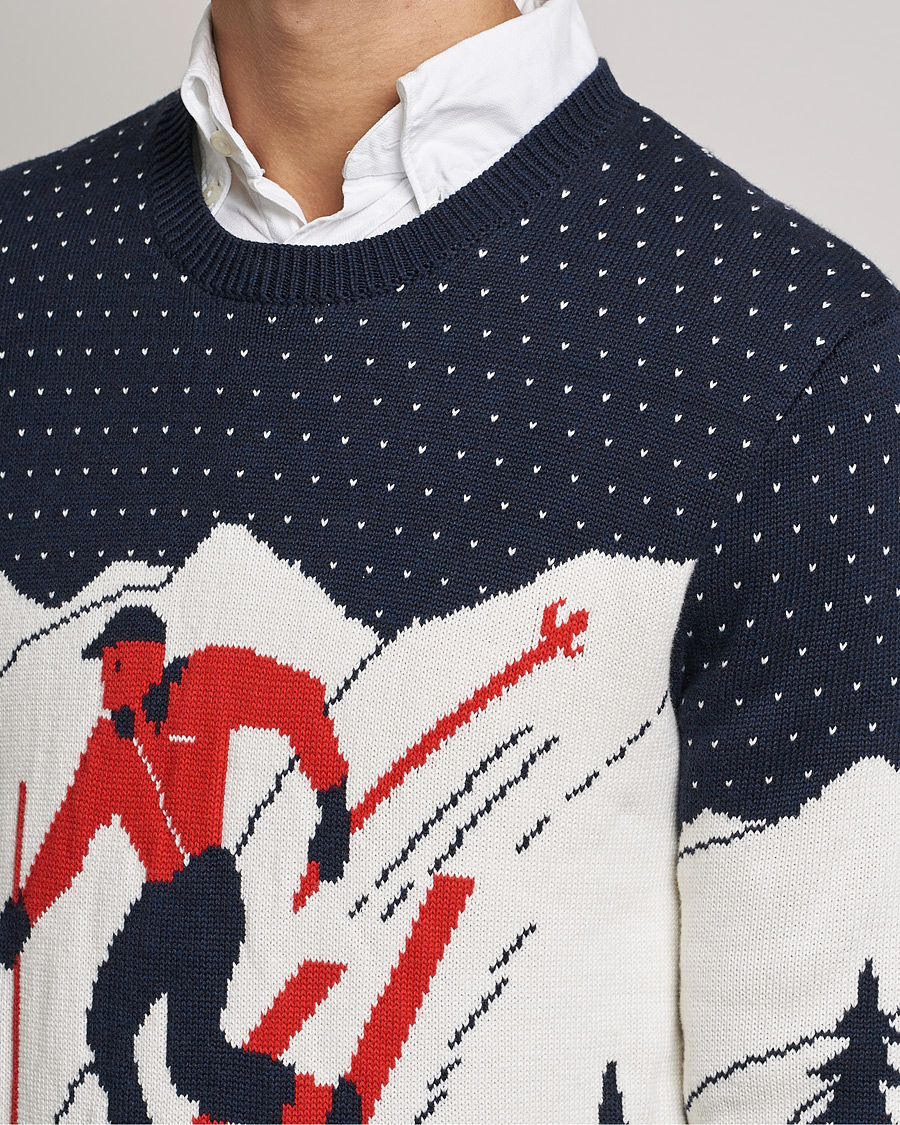 Herren | Pullover | Polo Ralph Lauren | Cotton Ski Knitted Sweater Navy Multi