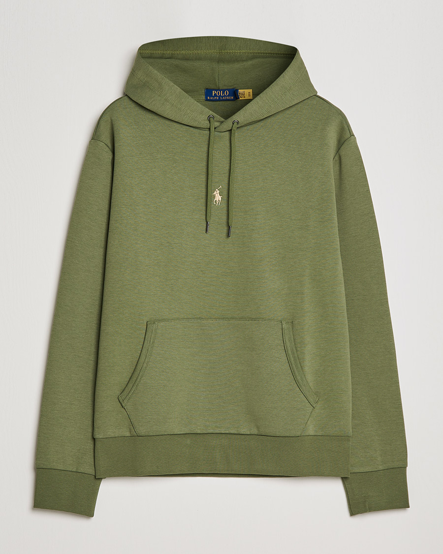 Herren | Pullover | Polo Ralph Lauren | Double Knit Logo Hoodie Army Olive
