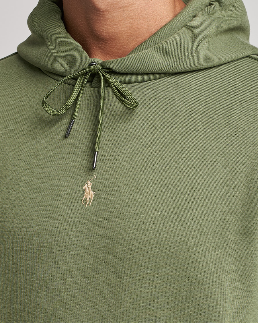 Herren | Pullover | Polo Ralph Lauren | Double Knit Logo Hoodie Army Olive
