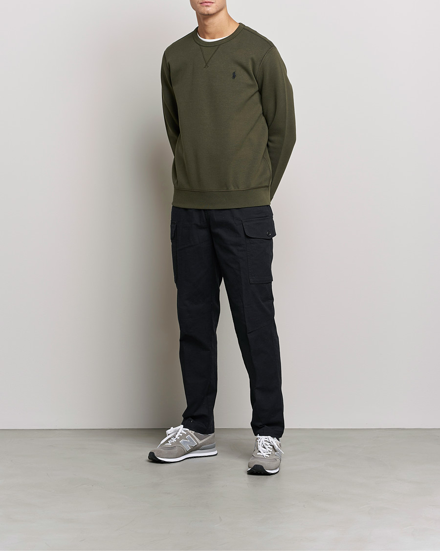 Herren | Pullover | Polo Ralph Lauren | Double Knit Sweatshirt Company Olive