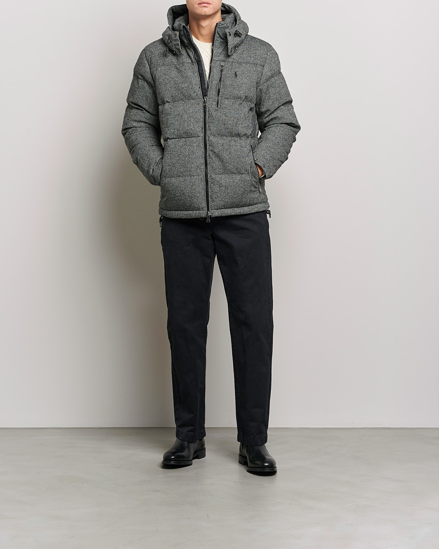 Herren | Jacken | Polo Ralph Lauren | El Cap Herringbone Down Jacket Grey