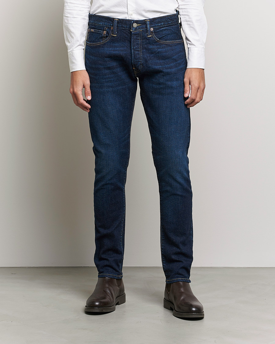 Herren | Sale | Polo Ralph Lauren | Sullivan Slim Fit Stretch Jeans Dark Blue