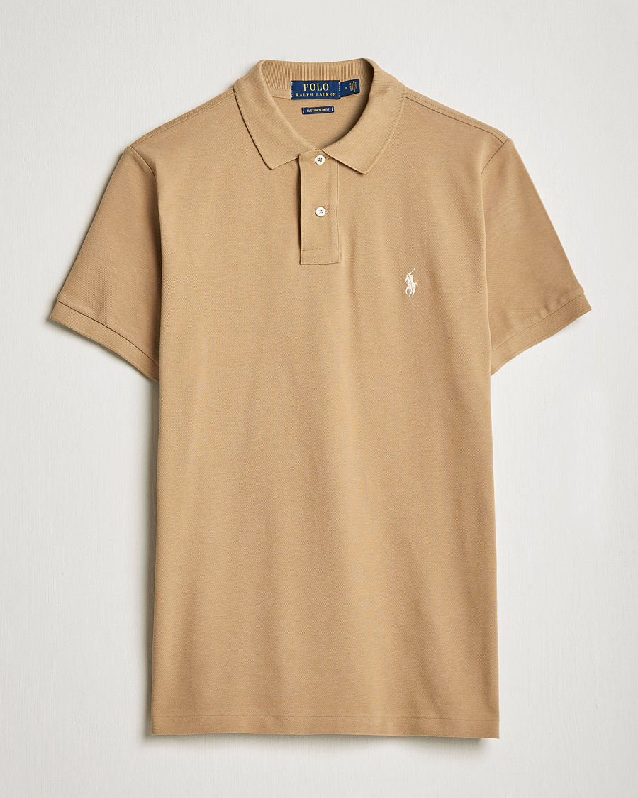 Herren | Poloshirts | Polo Ralph Lauren | Custom Slim Fit Polo Luxury Tan