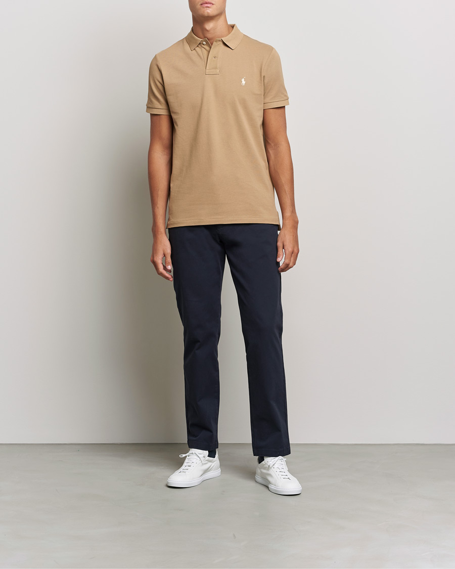 Herren | Poloshirts | Polo Ralph Lauren | Custom Slim Fit Polo Luxury Tan