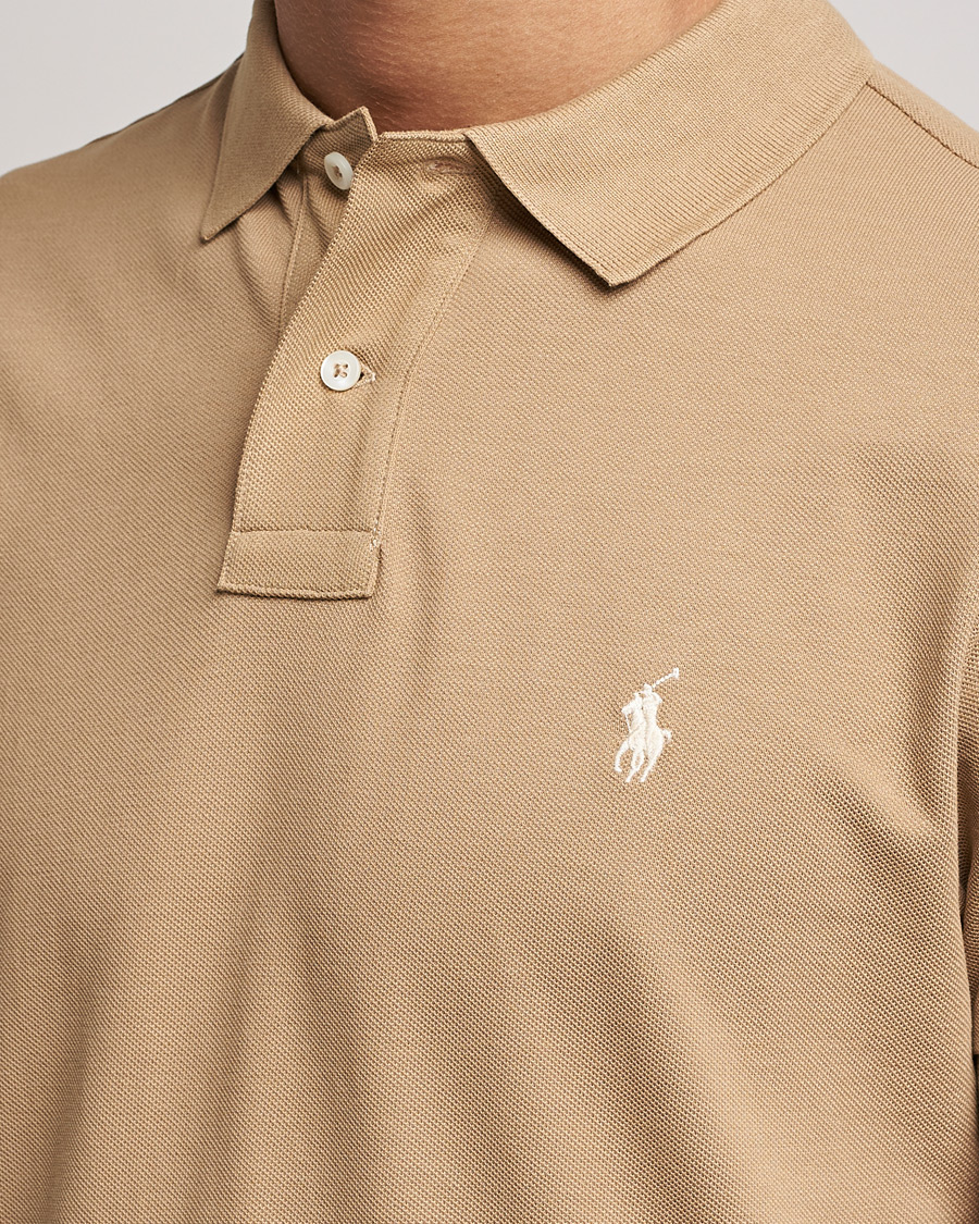 Herren | Poloshirts | Polo Ralph Lauren | Custom Slim Fit Polo Luxury Tan