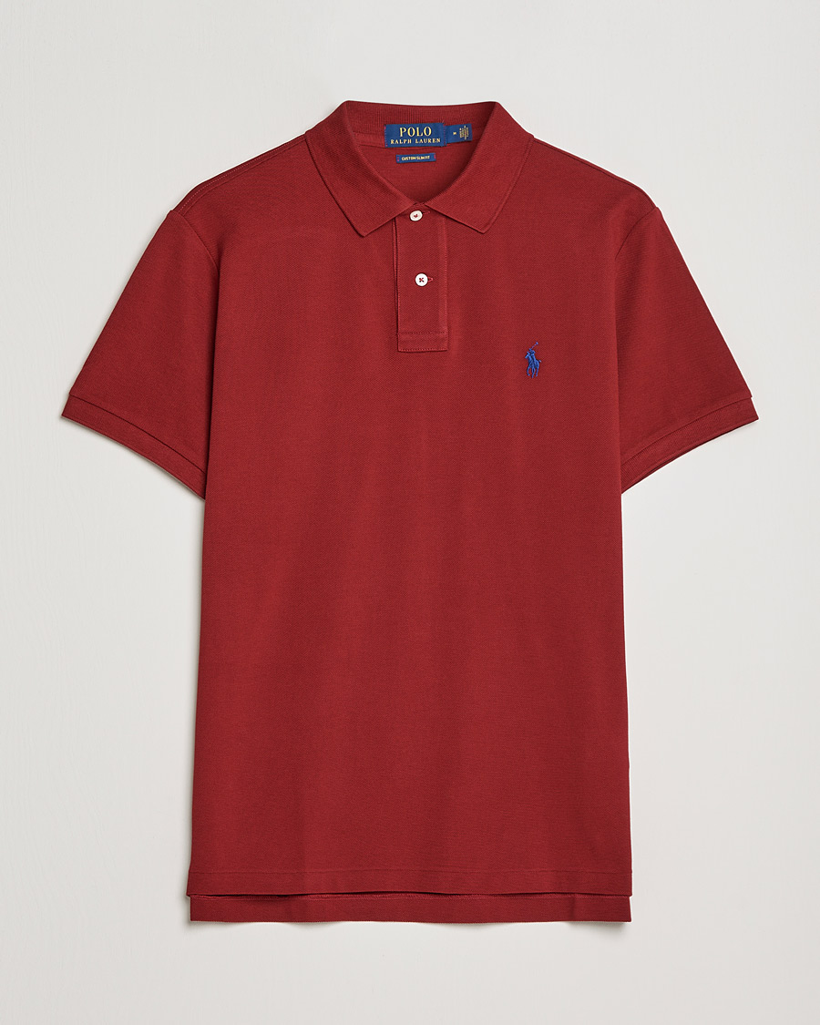 Herren | Poloshirts | Polo Ralph Lauren | Custom Slim Fit Polo Holiday Red
