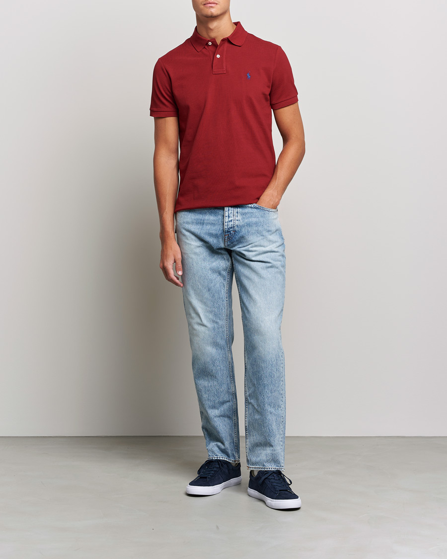 Herren | Poloshirts | Polo Ralph Lauren | Custom Slim Fit Polo Holiday Red
