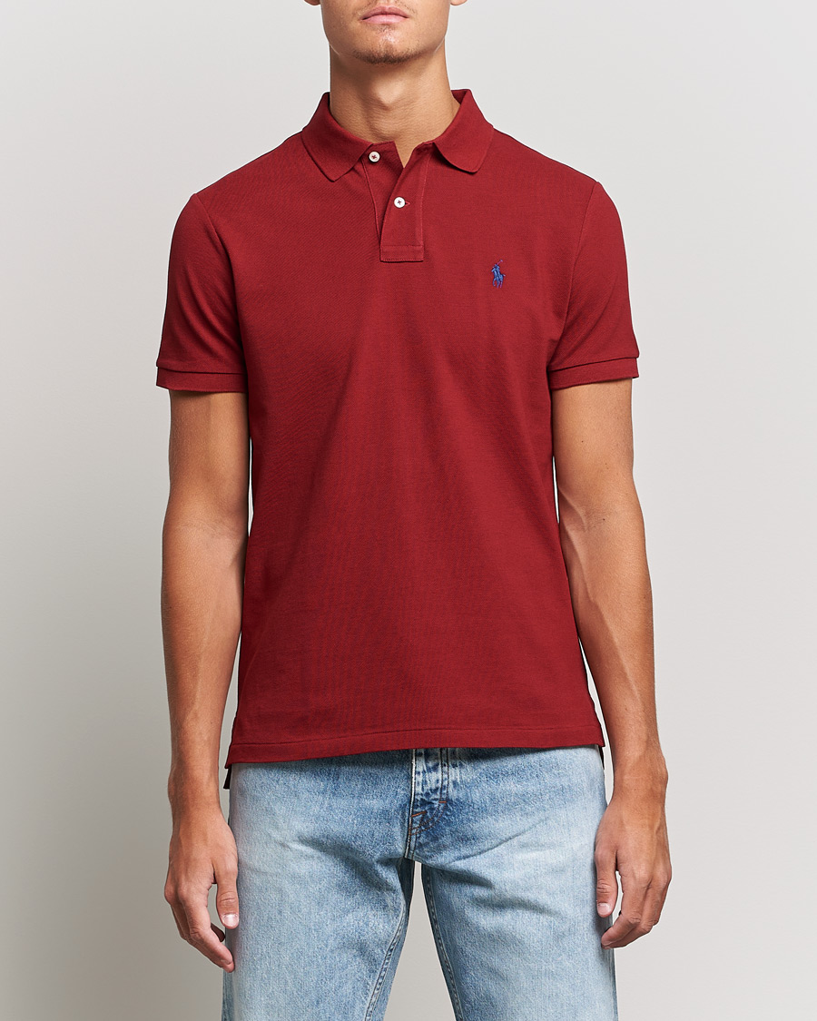 Herren | Poloshirts | Polo Ralph Lauren | Custom Slim Fit Polo Holiday Red