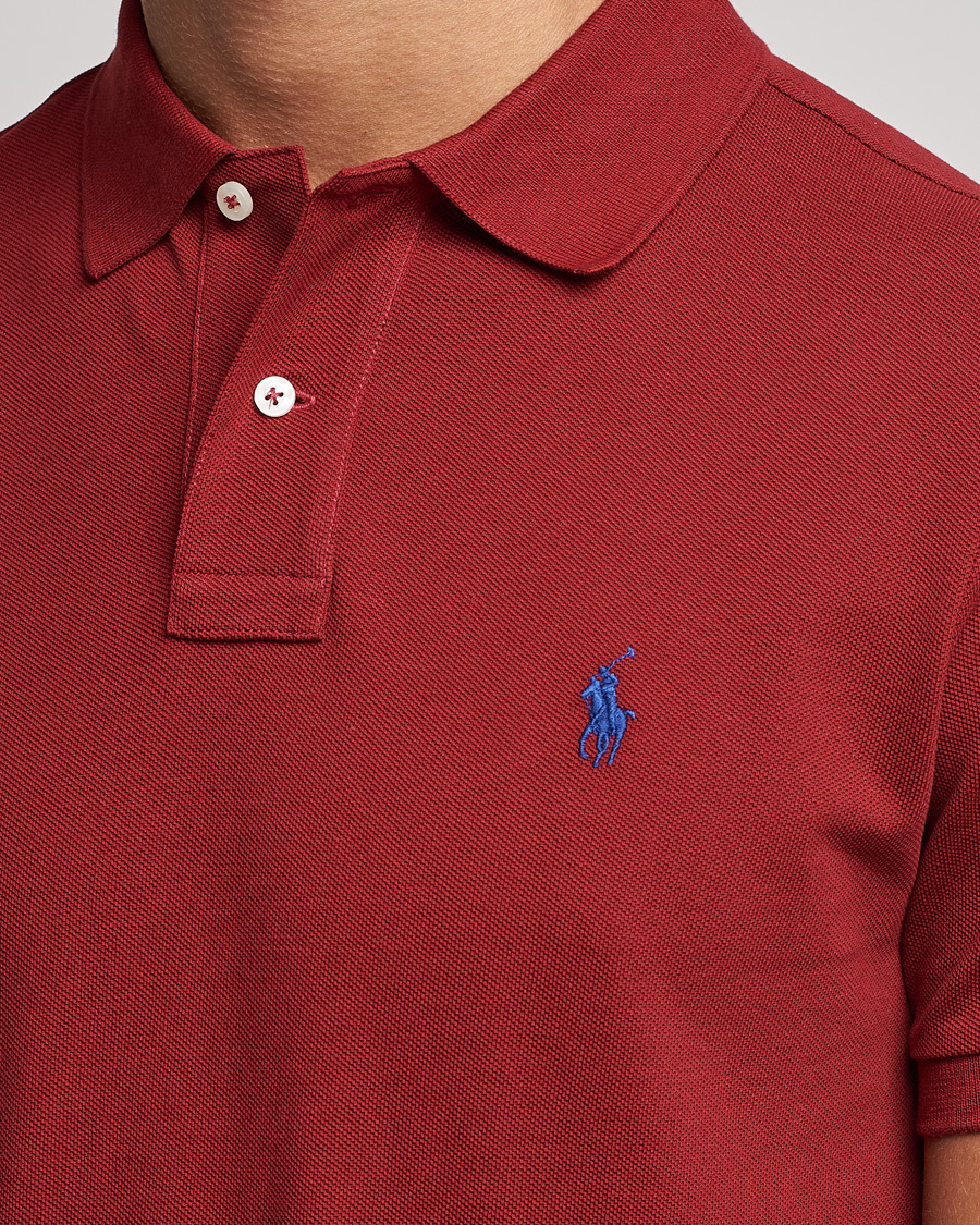 Herren | Poloshirts | Polo Ralph Lauren | Custom Slim Fit Polo Holiday Red